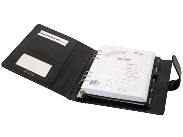 Leather A5 Filofax – GAPS – Gina Ashton Promotional Solutions